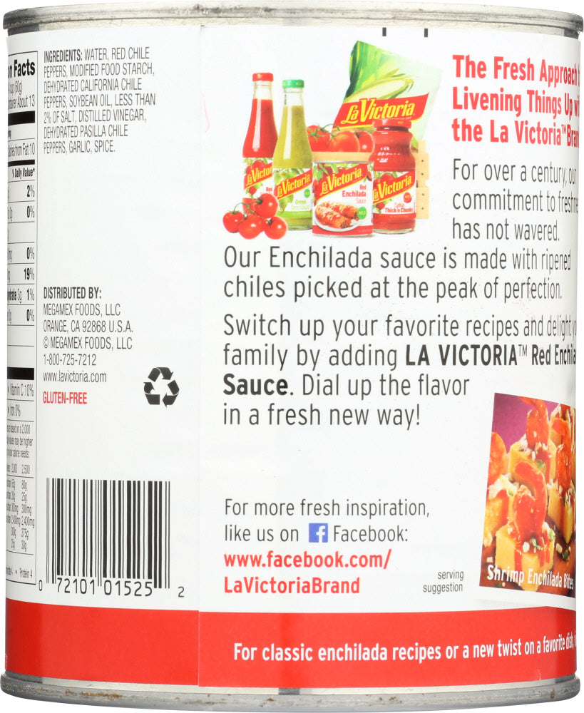 La Victoria: Sauce Enchlda Mild, 28 Oz