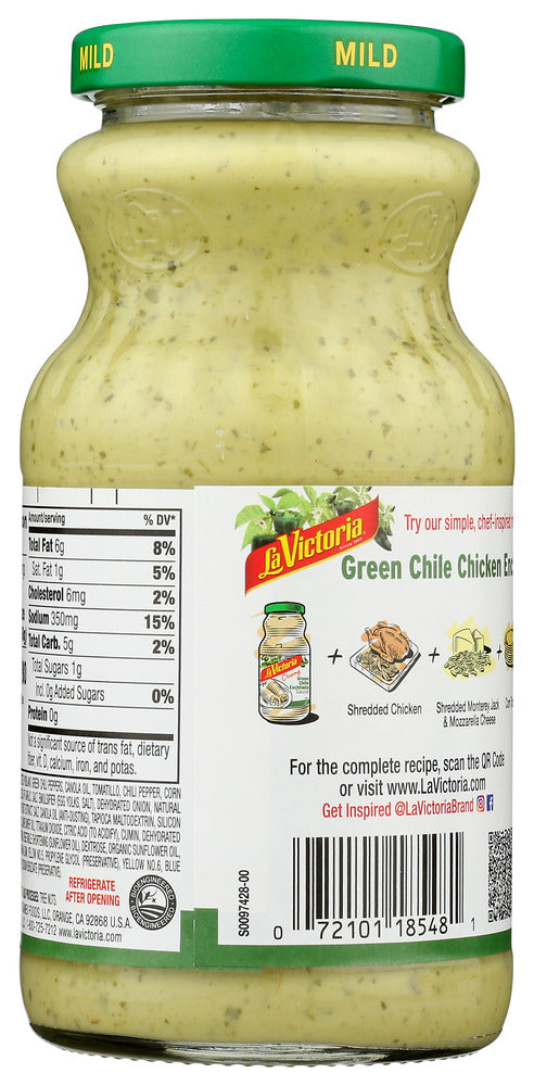 La Victoria: Green Chile Enchilada Sauce, 16 Oz