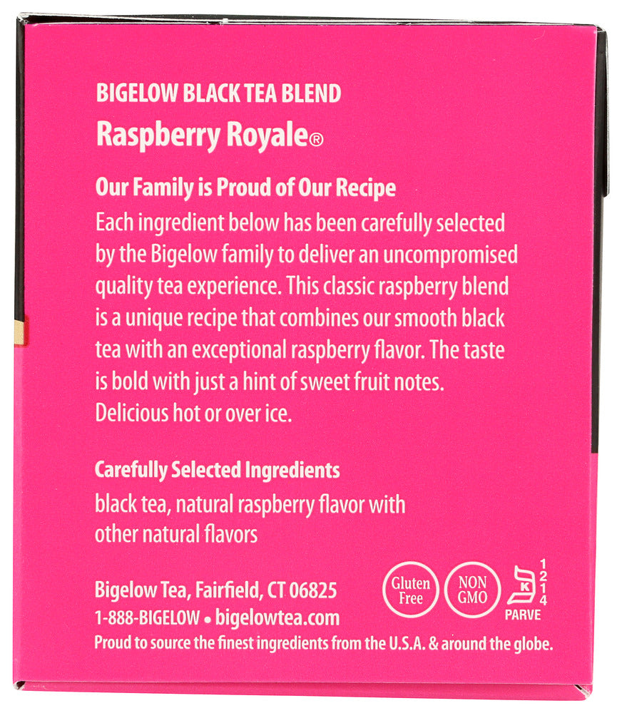 Bigelow: Raspberry Royale Black Tea 20 Tea Bags, 1.18 Oz