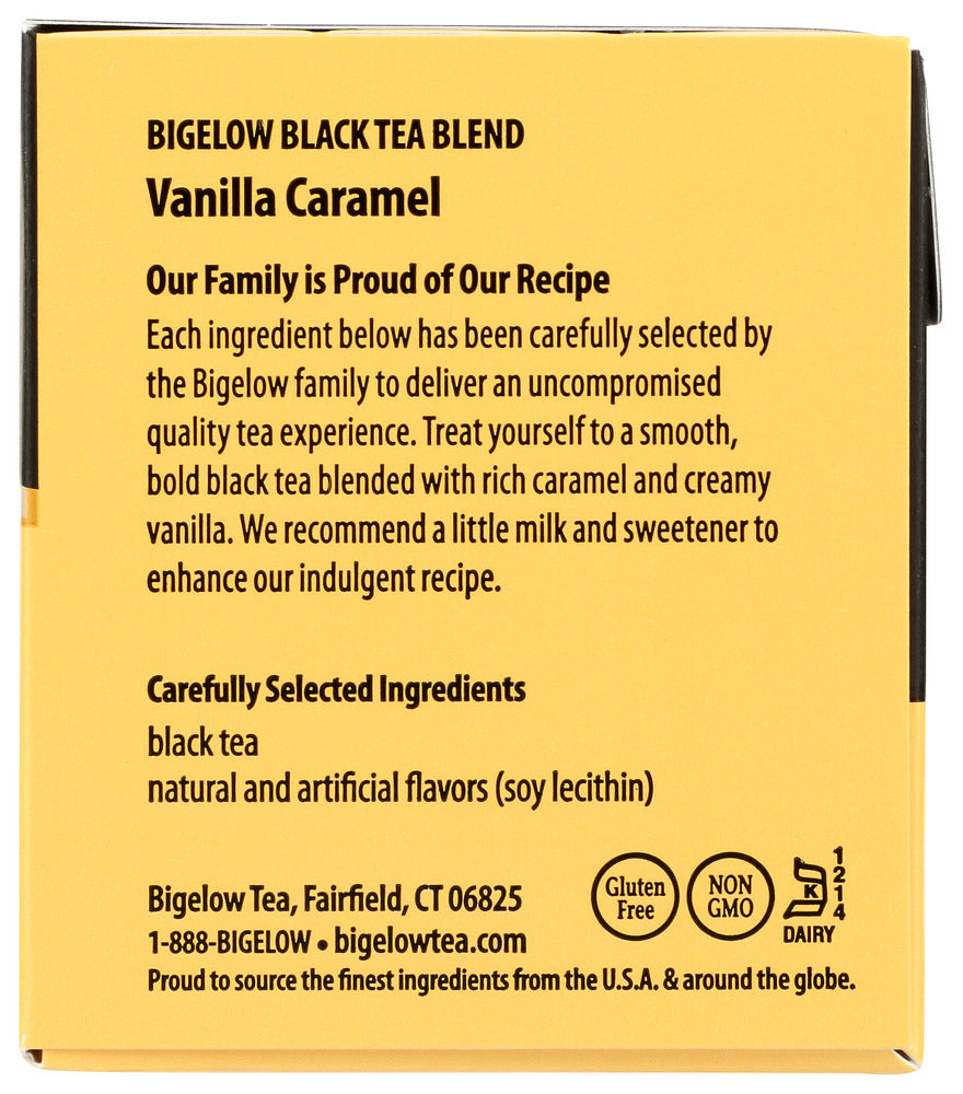 Bigelow: Vanilla Caramel Black Tea 20 Bags, 1.82 Oz