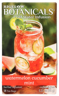 Bigelow: Watermelon Cucumber Mint Cold Water Infusion Tea, 1.23 Oz