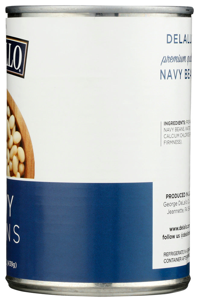 Delallo: Navy Beans, 15.5 Oz