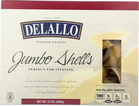 Delallo: Pasta Jumbo Shells, 12 Oz