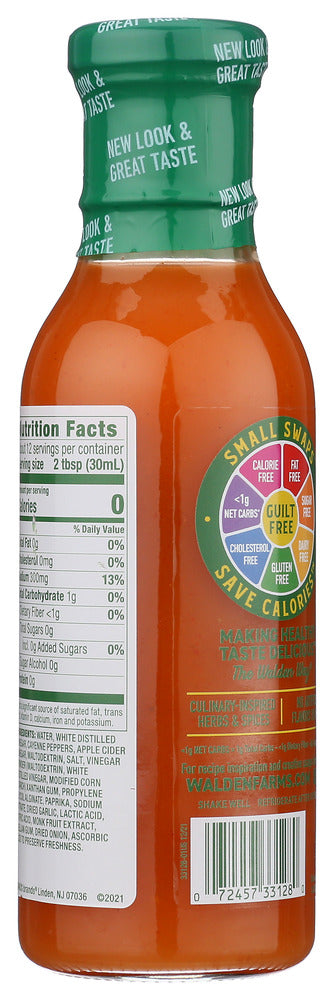 Walden Farms: Spicy Buffalo Vinaigrette Zero Calorie Dressing, 12 Fo