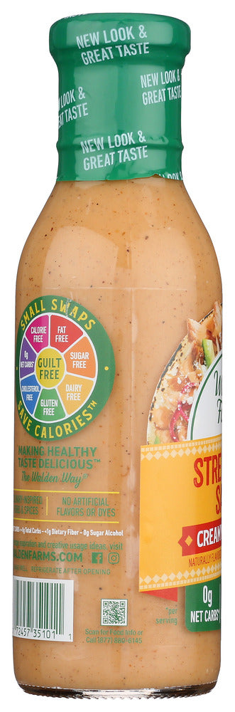 Walden Farms: Sauce Street Taco Creamy Chipotle, 12 Fo