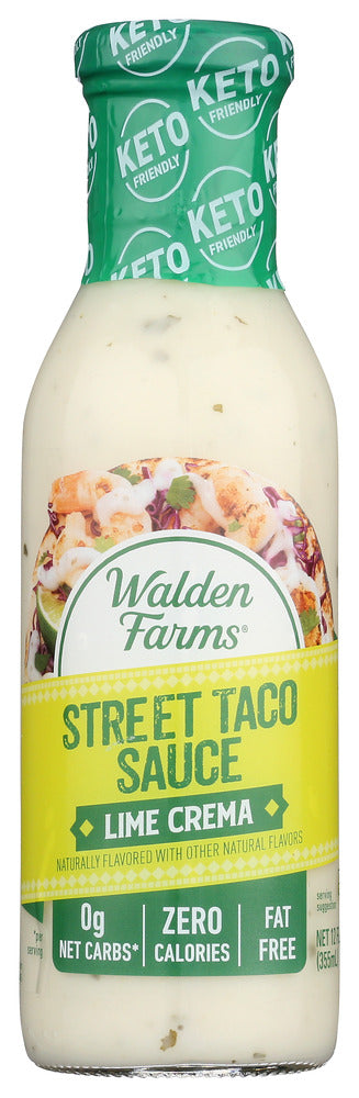 Walden Farms: Sauce Street Taco Lime Crema , 12 Fo