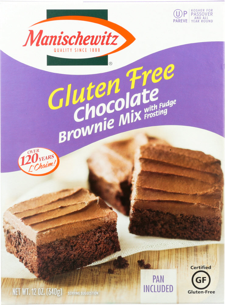 Manischewitz: Gluten Free Chocolate Brownie Mix, 12 Oz