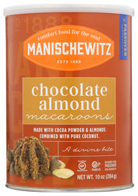 Manischewitz: Chocolate Almond Macaroons Cookie, 10 Oz