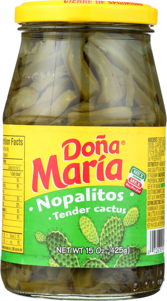 Dona Maria: Nopalitos Tender Cactus, 15 Oz