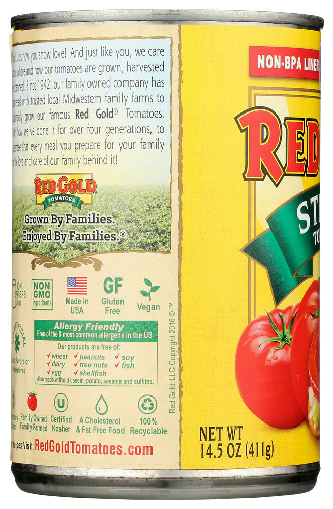 Red Gold: Stewed Tomatoes, 14.5 Oz