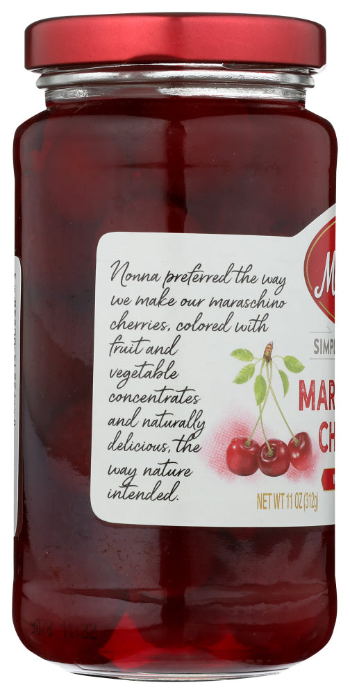 Mezzetta: Maraschino Cherries With Stems, 11 Oz