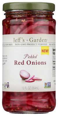 Jeffs Garden: Pickled Red Onions, 12 Fo