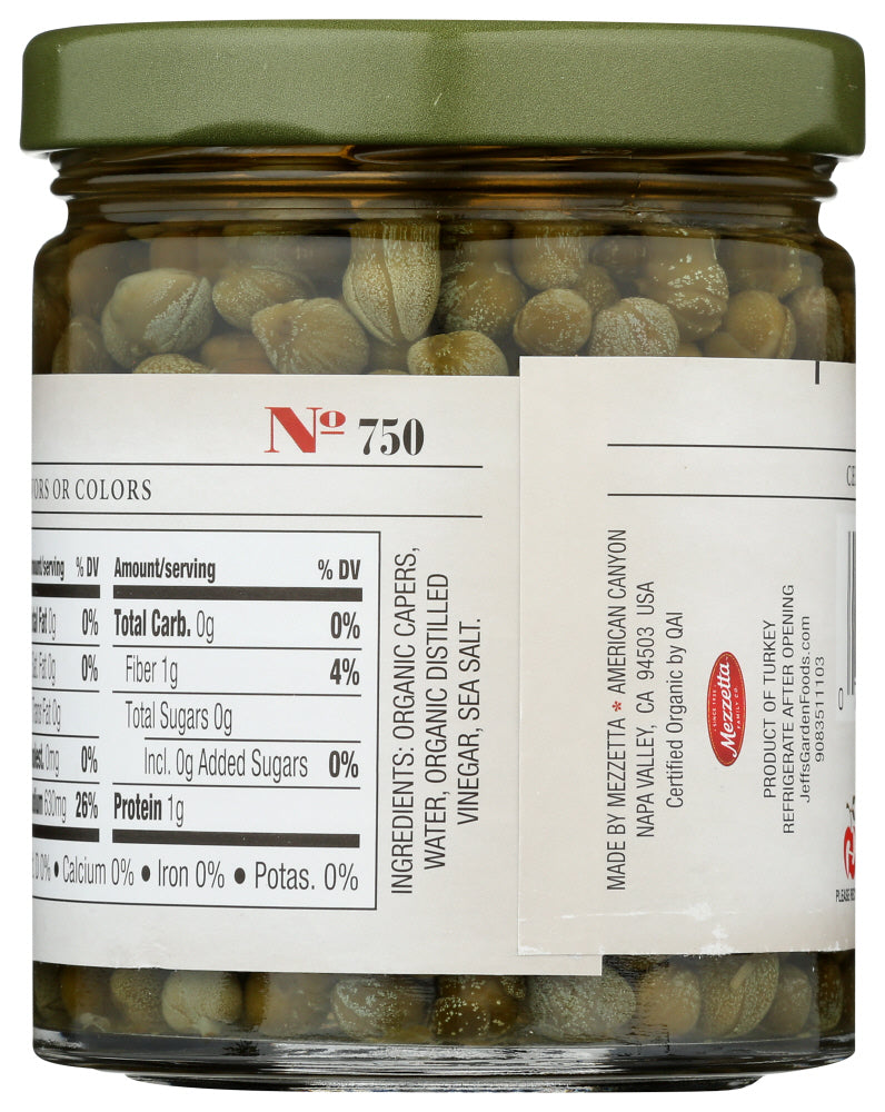 Jeff's Naturals: Imported Non Pareil Capers, 6 Oz