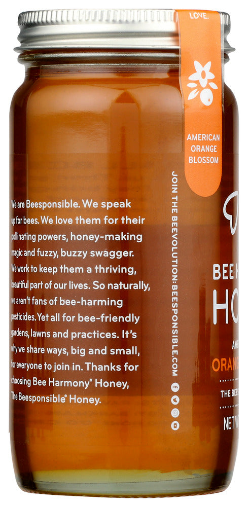 Bee Harmony: Honey Orange Blossom Amer, 12 Oz