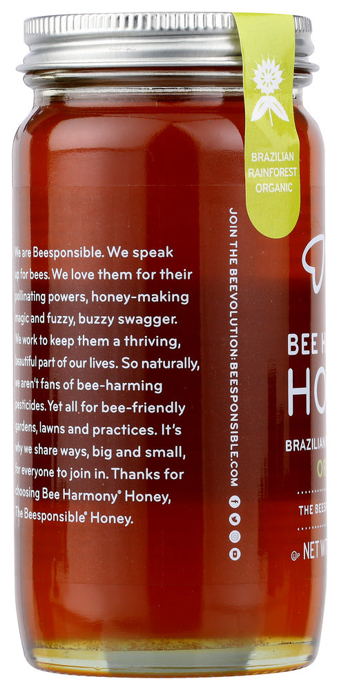 Bee Harmony: Honey Rainforest, 12 Oz