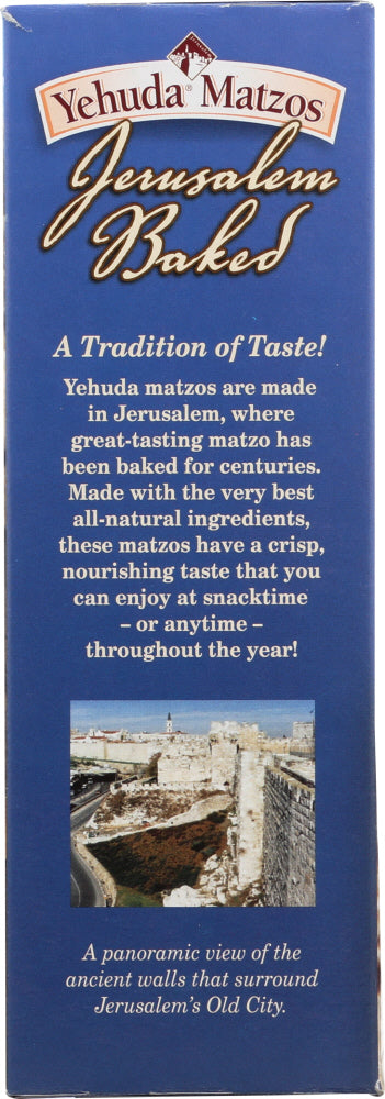 Yehuda: Unsalted Daily Matzo Thins, 10.5 Oz