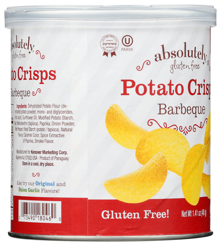 Absolutely Gluten Free: Barbecue Potato Crisps, 1.41 Oz