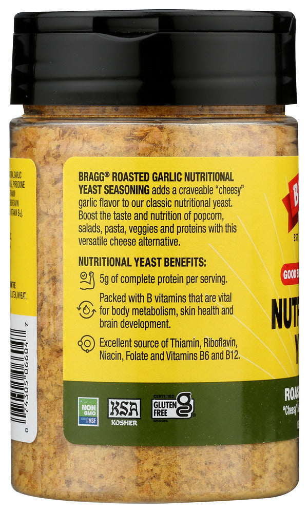 Bragg: Yeast Nutritional Garlic, 3 Oz