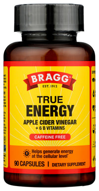 Bragg: True Energy Apple Cider Vinegar Capsule, 90 Cp