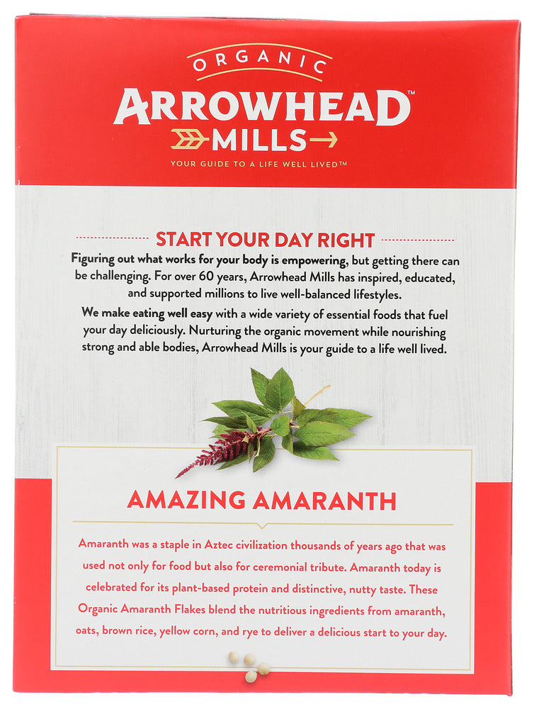 Arrowhead Mills: Organic Amaranth Flakes, 12 Oz