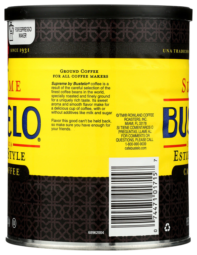 Cafe Bustelo: Coffee Can Supreme, 10 Oz