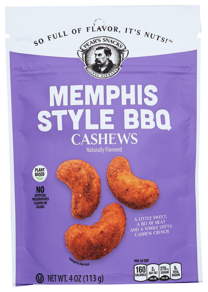 Pears Snacks: Cashew Memphis Style Bbq, 4 Oz