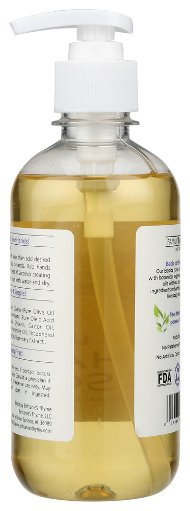 Brittanies Thyme: Lavender Chamomile Natural Hand Soap, 12 Oz