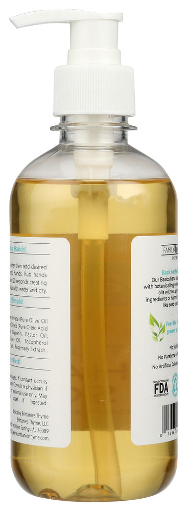 Brittanies Thyme: Lemon Sage Natural Hand Soap, 12 Oz