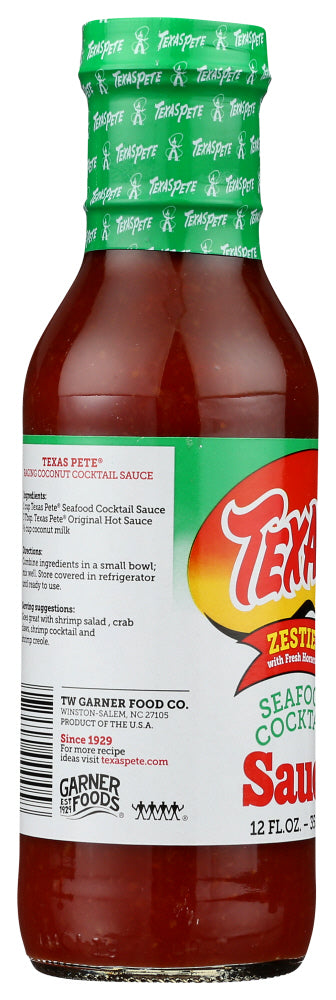 Texas Pete: Sauce Seafood Cocktail Zestier, 12 Fo