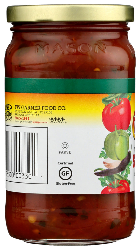 Texas Pete: Medium Salsa Low Sodium, 16 Oz