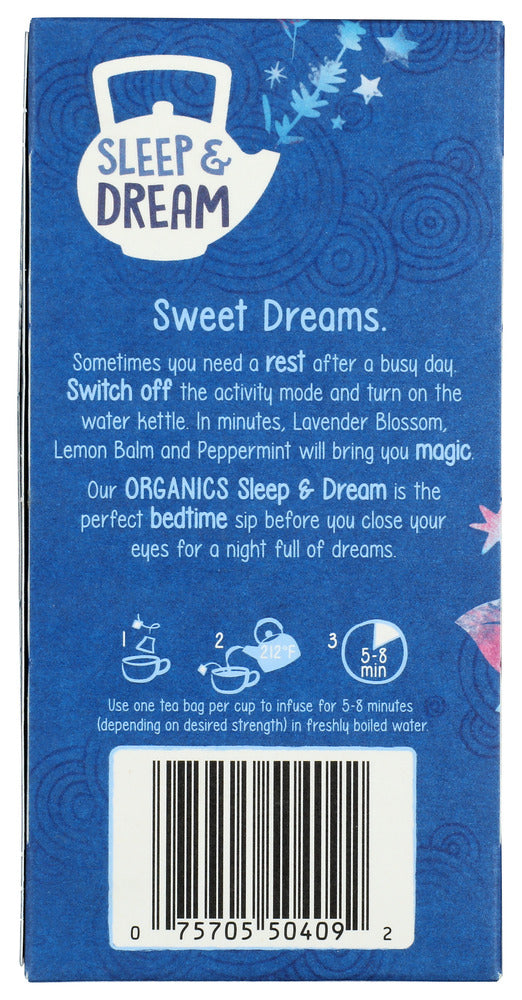 Teekanne: Tea Sleep Dream Org, 20 Bg