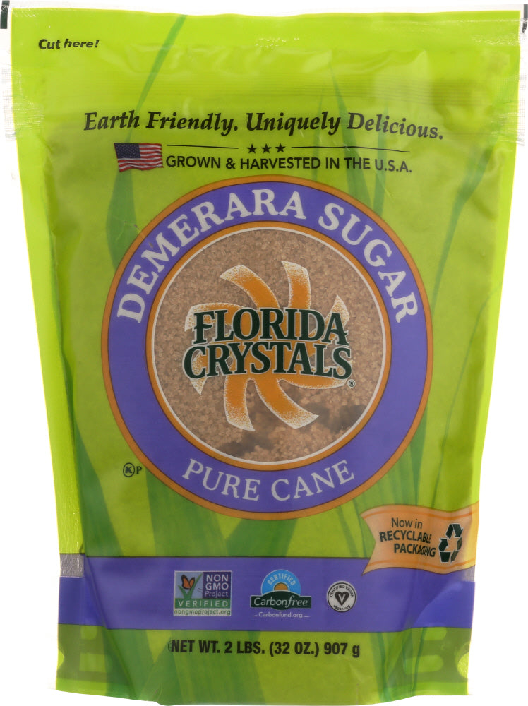 Florida Crystals: Sugar Demerara, 32 Oz