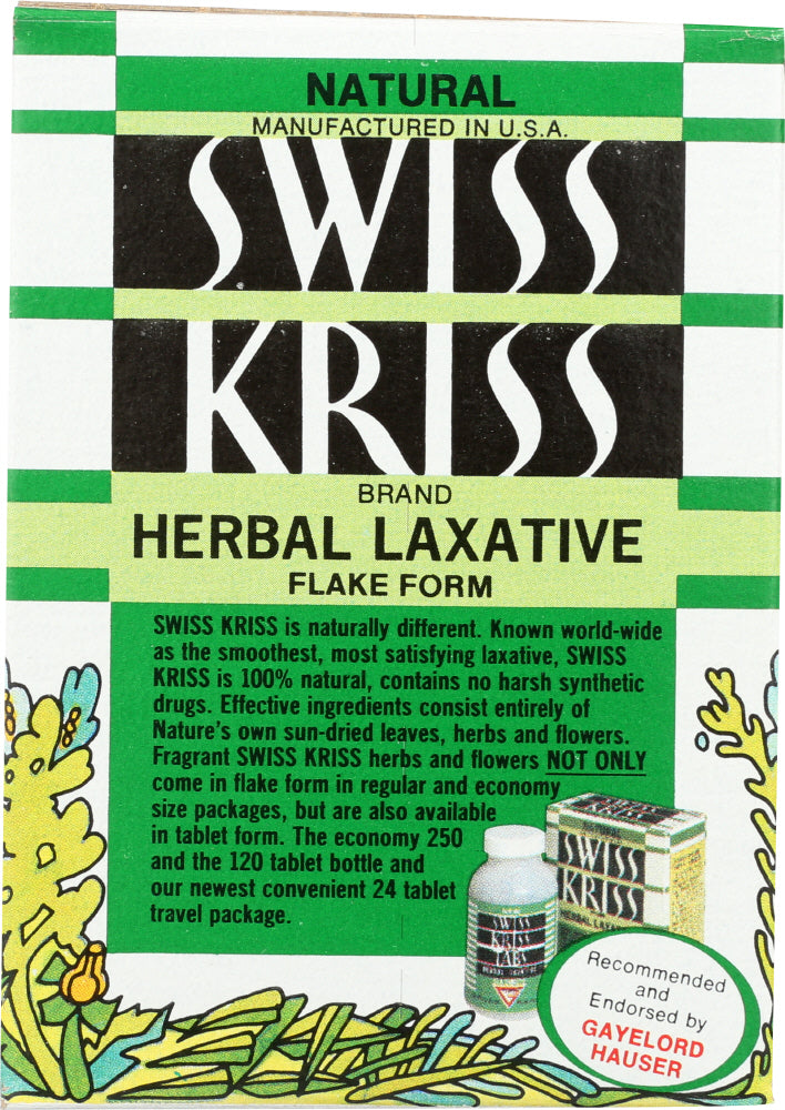 Swiss Kriss: Herbal Laxative, 1.5 Oz