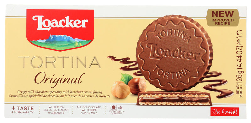 Loacker: Cookie Tortina Gp Orig, 4.41 Oz