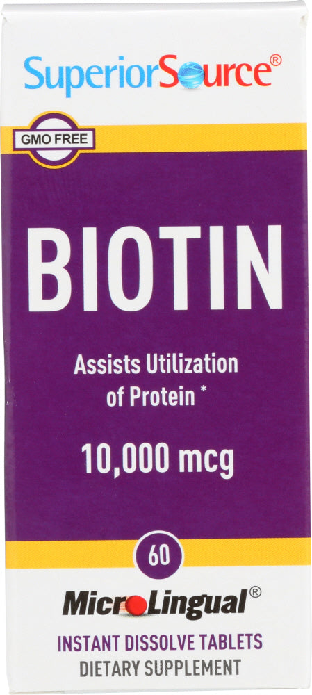 Superior Source: Biotin 10000 Mcg, 60 Tb