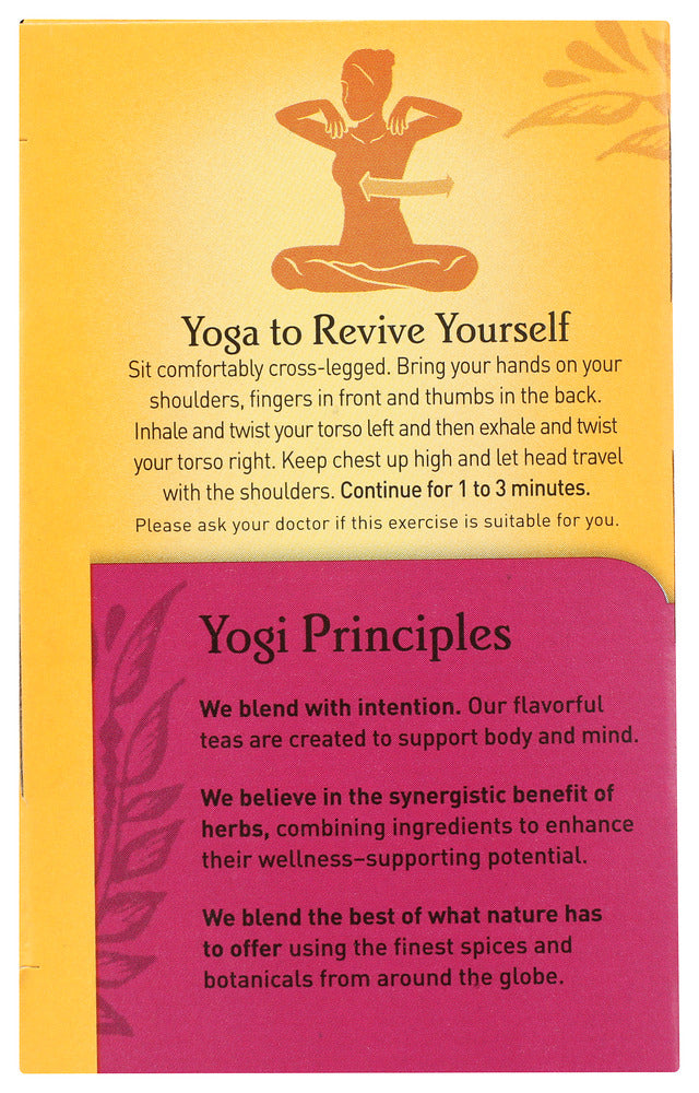 Yogi Teas: Tea Spcd Blkbry Focus Org, 16 Bg