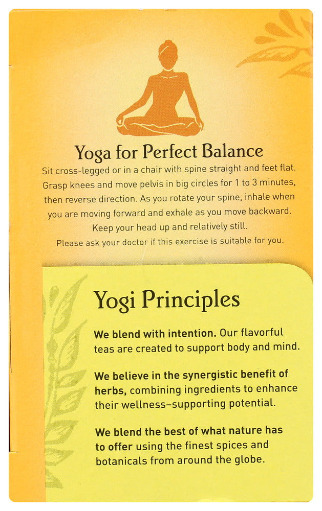 Yogi Teas: Tea Pech Bergamot Bright Day, 16 Bg