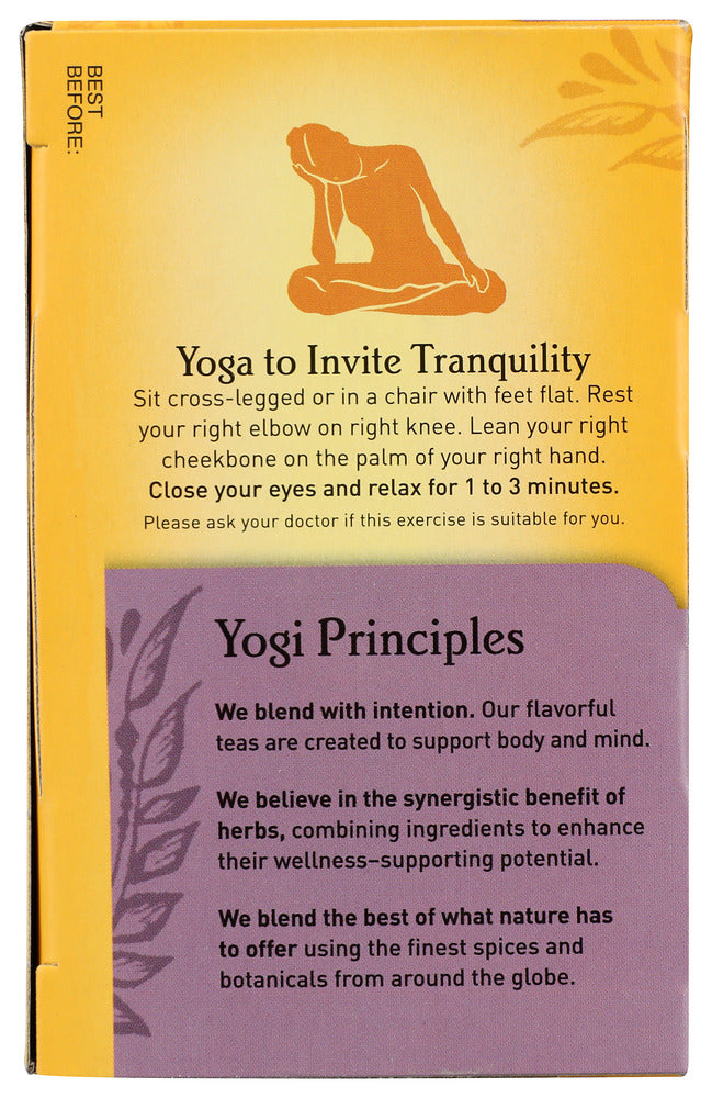 Yogi Teas: Tea Egyptian Licorice Caffeine Free, 16 Bg