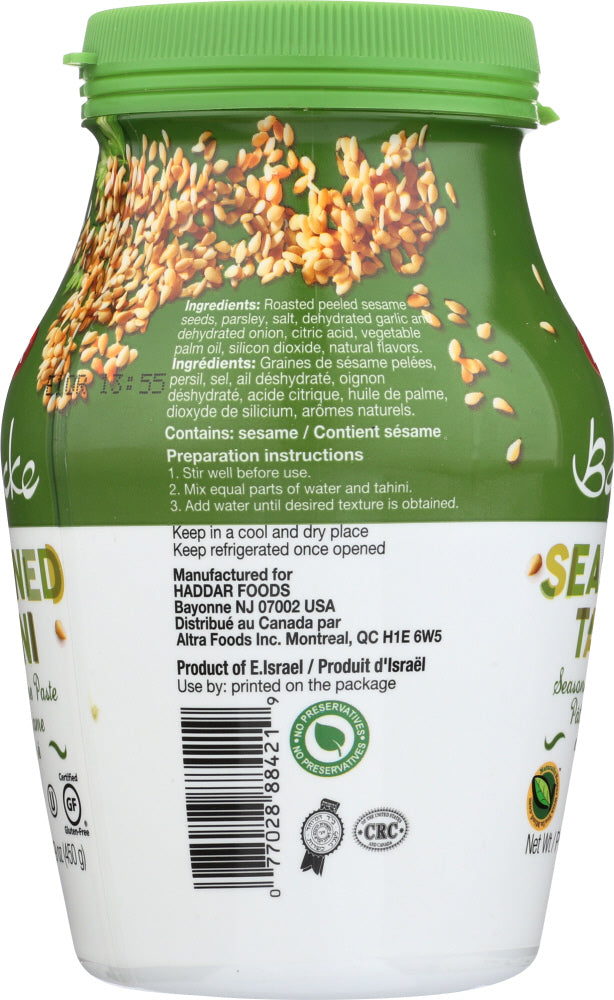 Haddar: Seasoned Tahini, 16 Oz