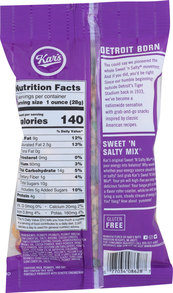 Kars Nut Products Company: Sweet N Salty Mix, 8 Oz