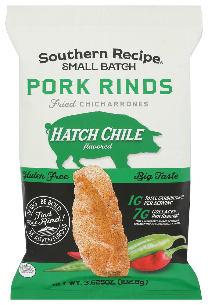 Southern Recipe Small Batch: Pork Rinds Hatch Chili, 3.625 Oz