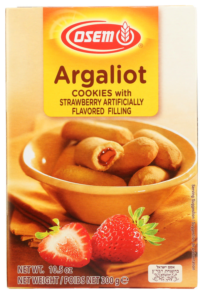 Osem: Cookies Argaliot Strawberry, 10.5 Oz