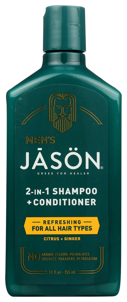 Jason: Men’S 2 In 1 Shampoo Plus Conditioner, 12 Oz