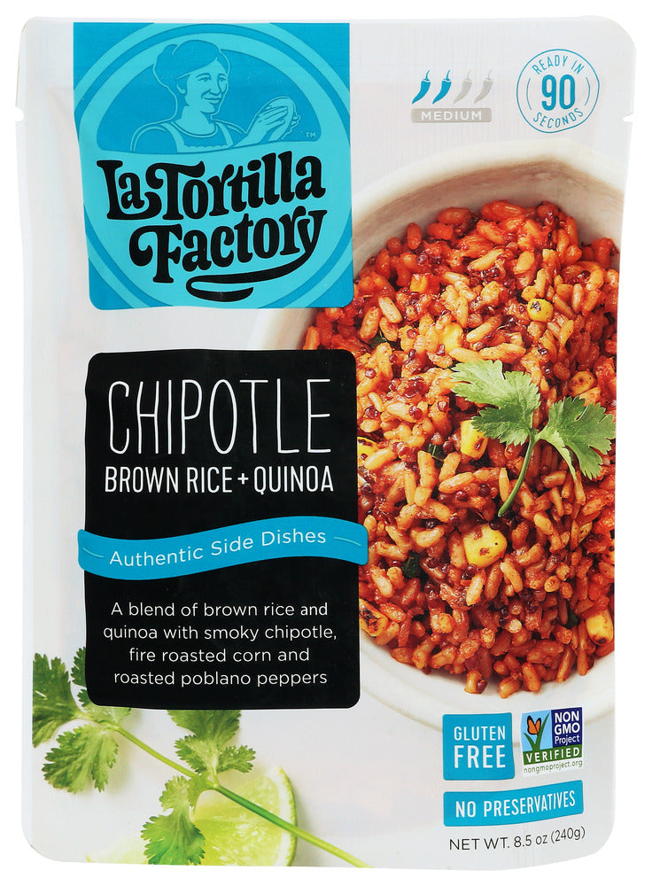 La Tortilla Factory: Chipotle Brown Rice + Quinoa, 8.5 Oz