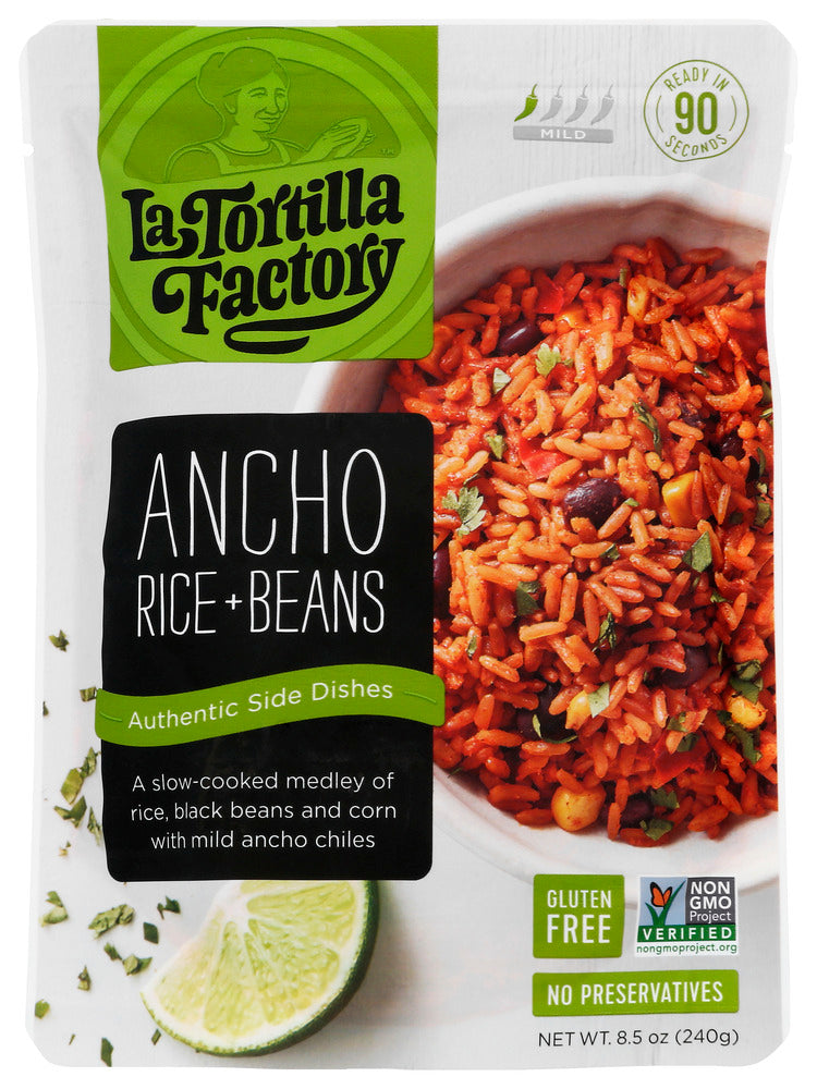 La Tortilla Factory: Ancho Rice & Beans, 8.5 Oz