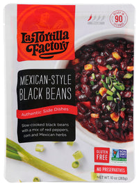 La Tortilla Factory: Beans Black Mex Styl, 10 Oz