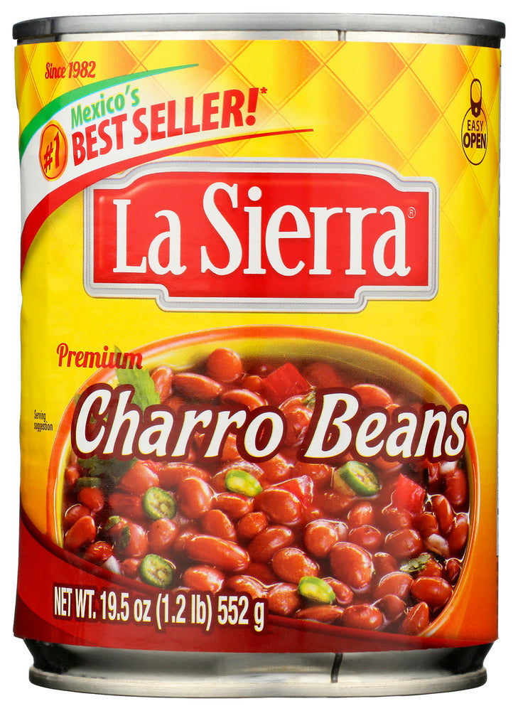 La Sierra: Beans Charro Whole, 19.5 Oz