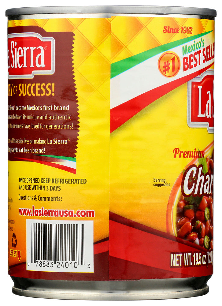 La Sierra: Beans Charro Whole, 19.5 Oz