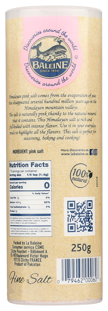 La Baleine: Salt Himlyn Pink Fine, 8.8 Oz