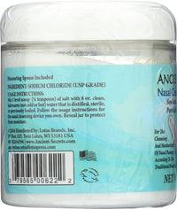 Ancient Secrets: Nasal Cleanser Salt, 10 Oz